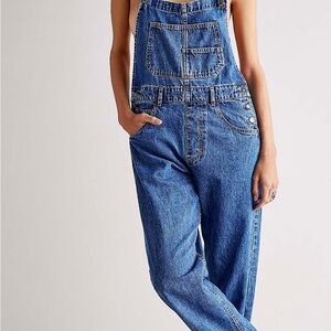 We The Free Women’s Blue Denim Overalls